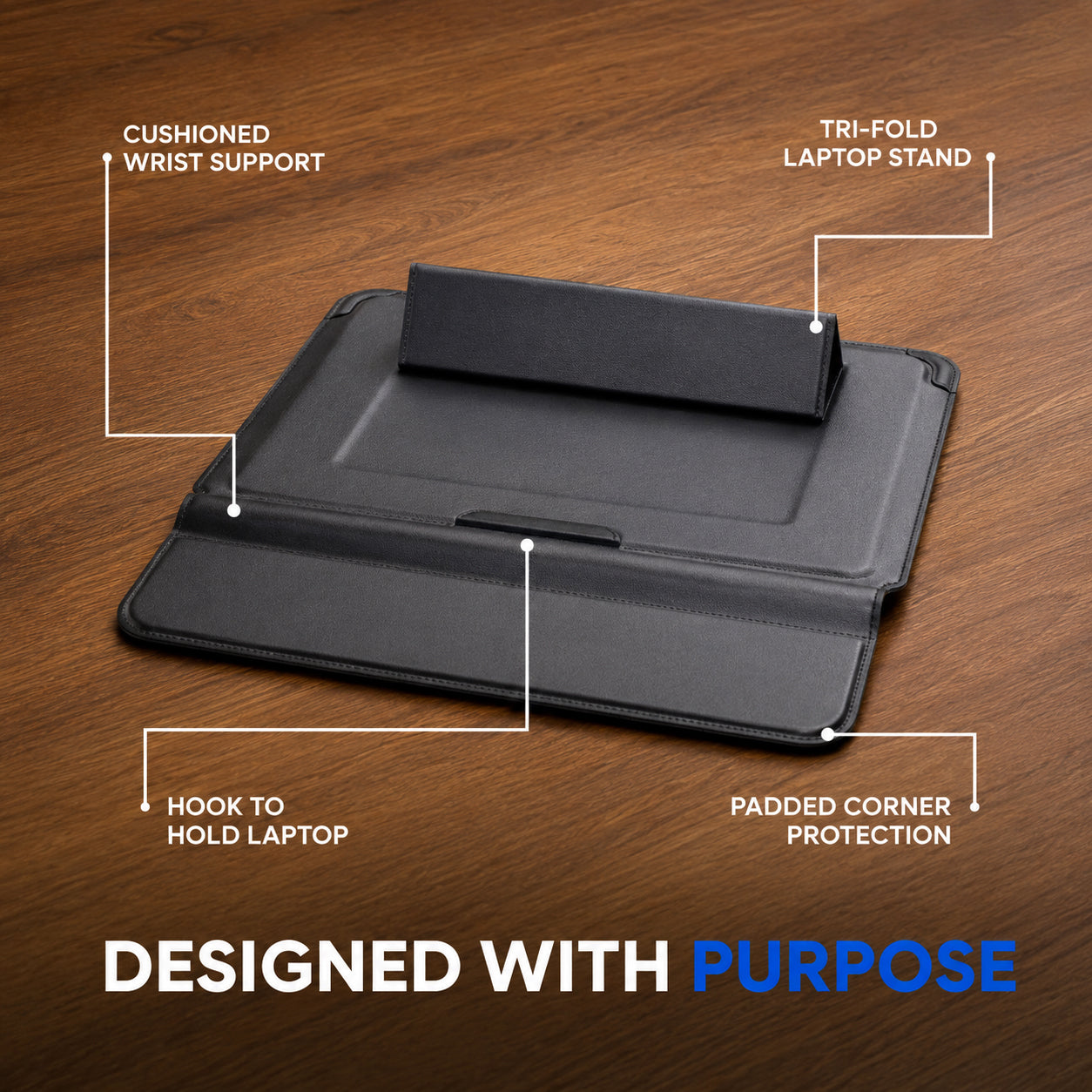 Elevate Pro - Laptop Sleeve with Magnetic Stand