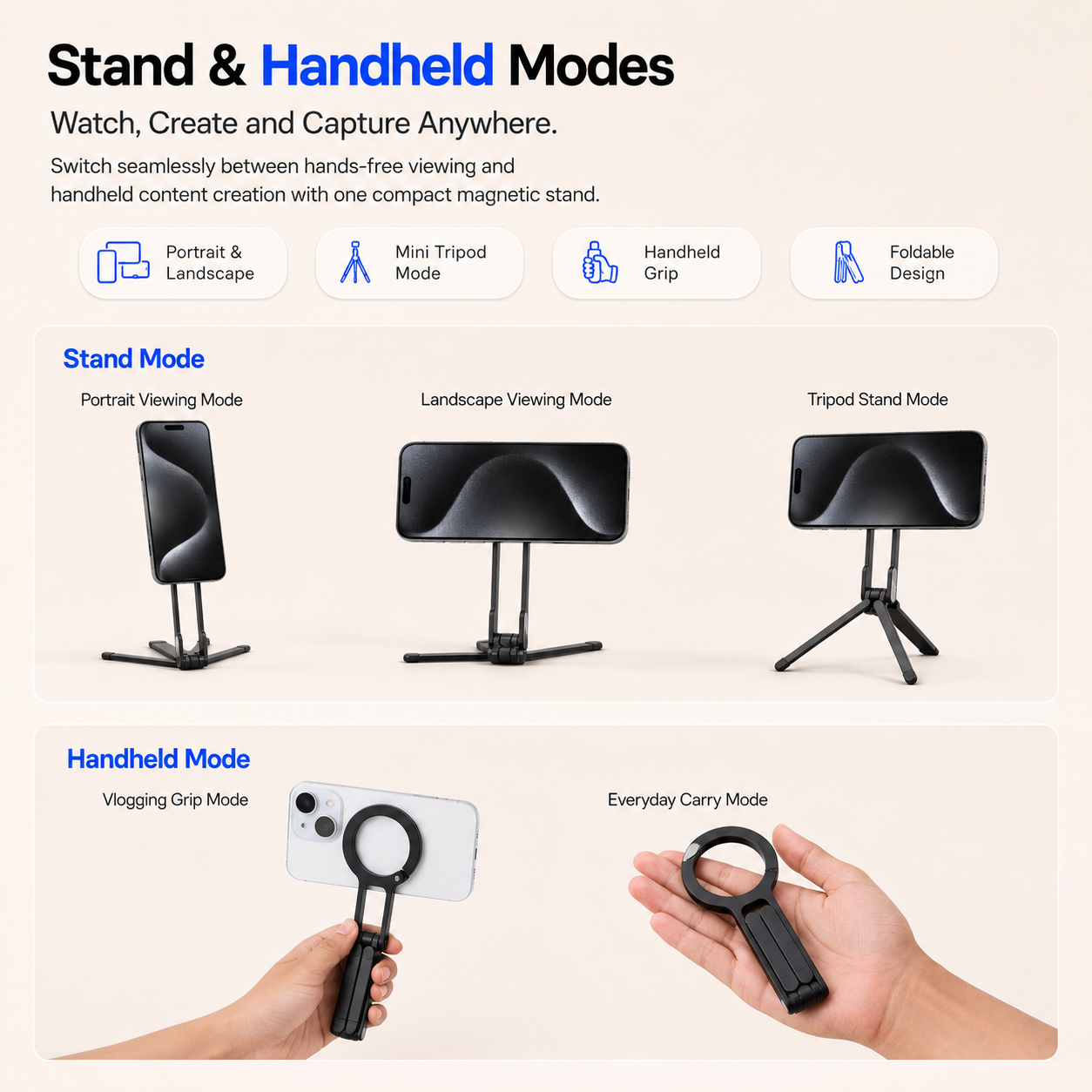 MagClip- Magsafe Tripod Stand
