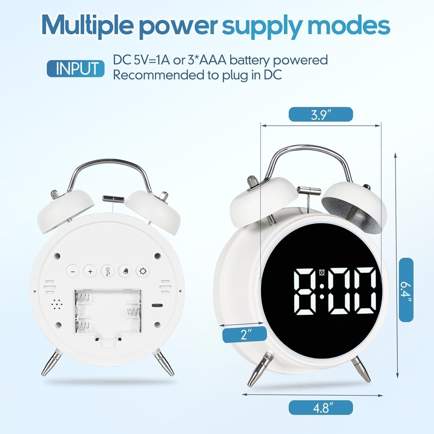 WakeMate Digital Alarm Clock