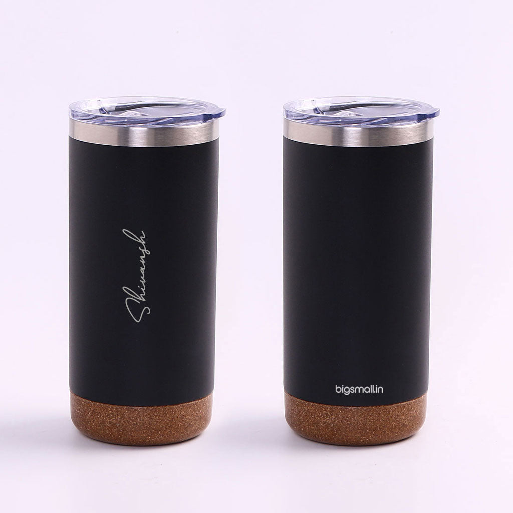 Stainless Steel Coffee Flask with Cork Base