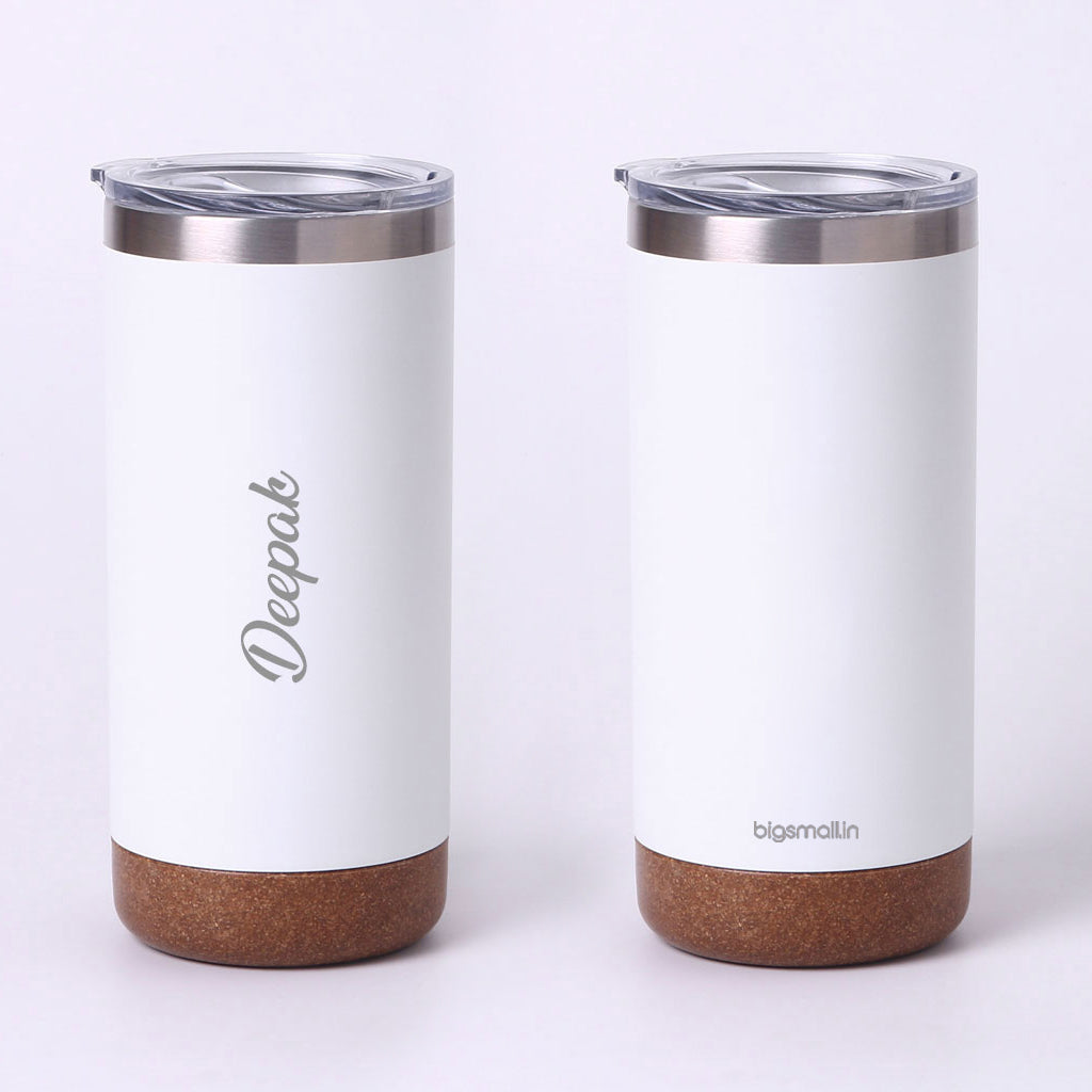 Stainless Steel Coffee Flask with Cork Base