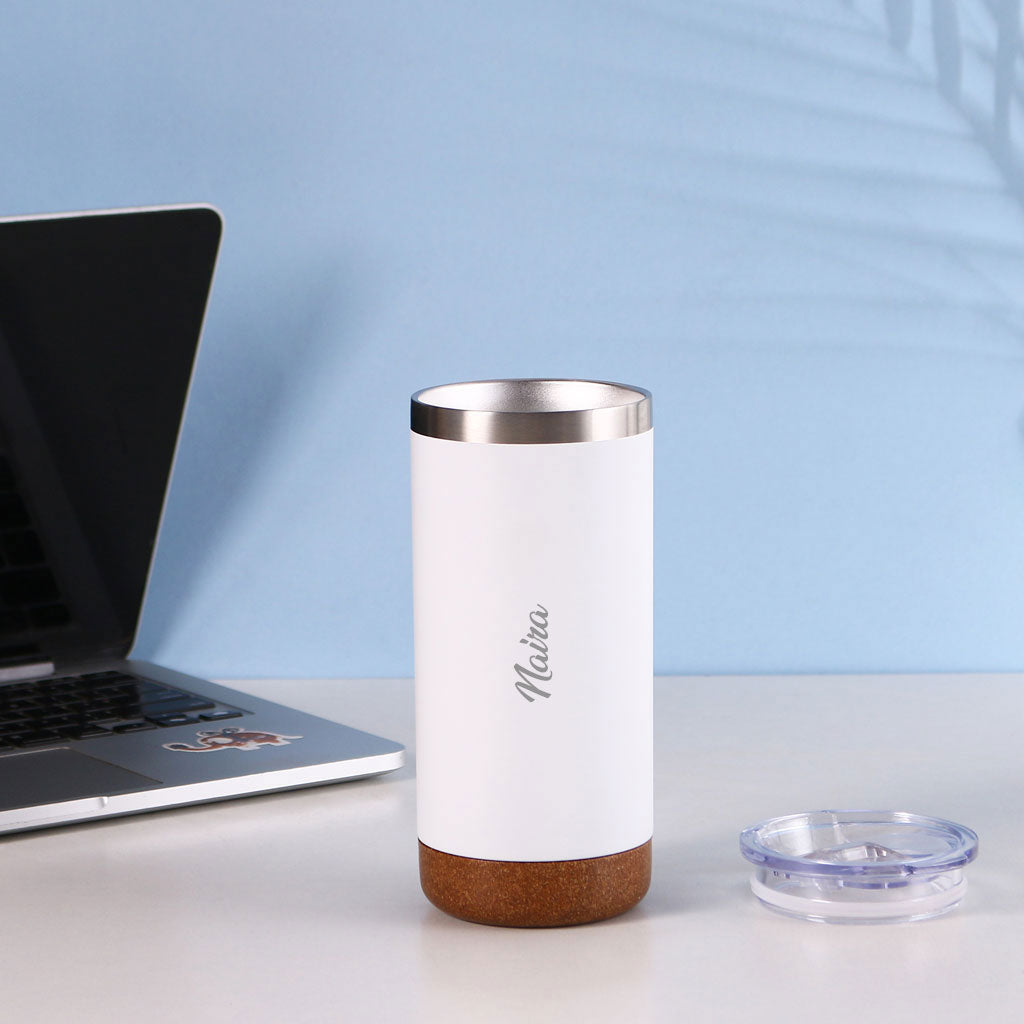Stainless Steel Coffee Flask with Cork Base