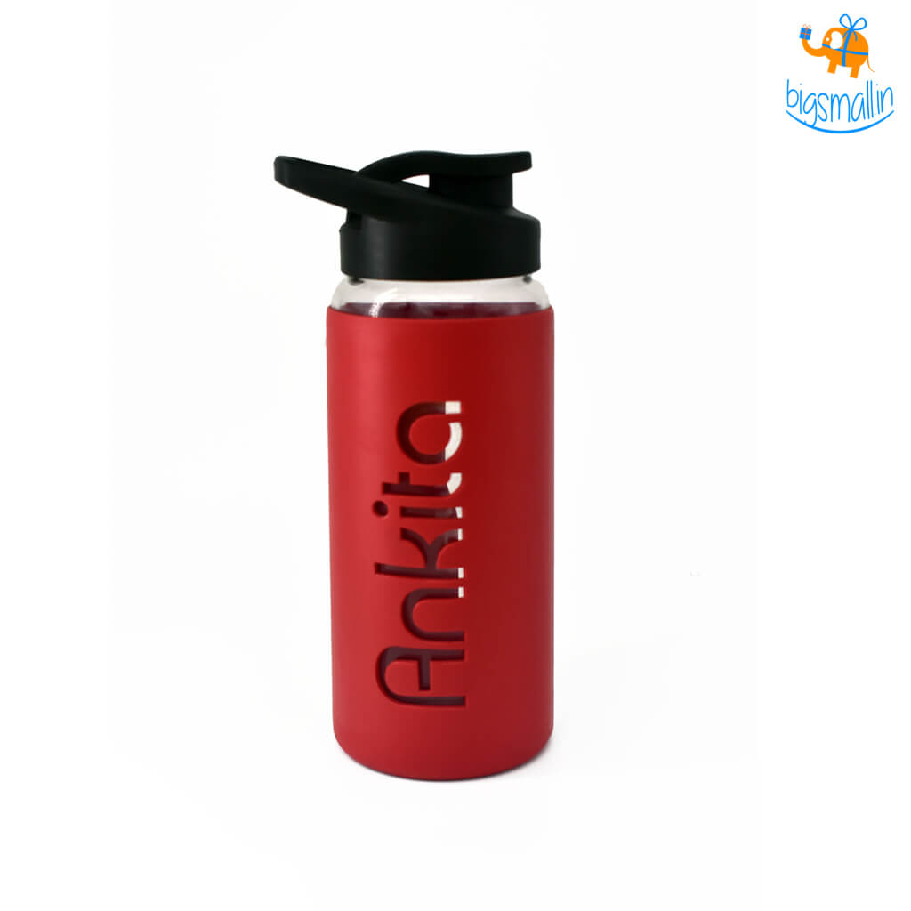 Personalized Name Glass Bottle