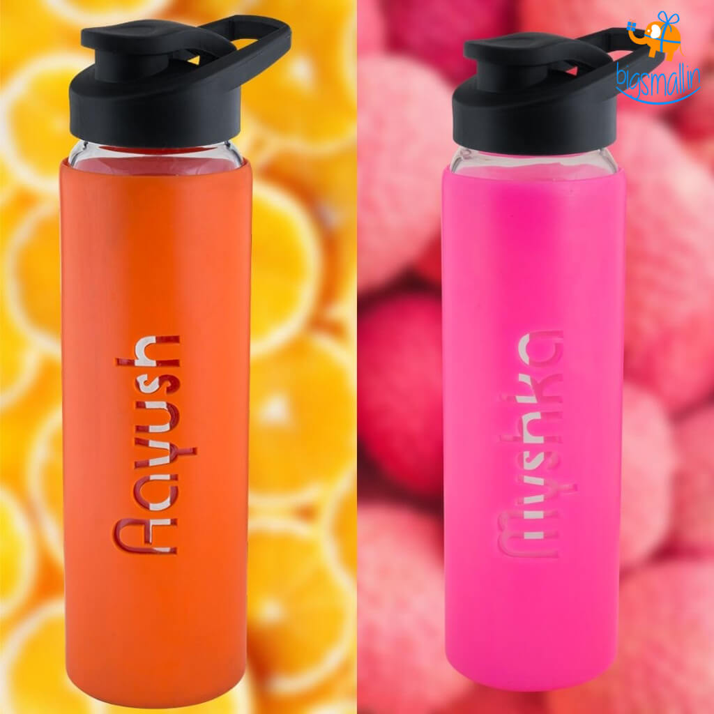 Personalized Name Glass Bottle