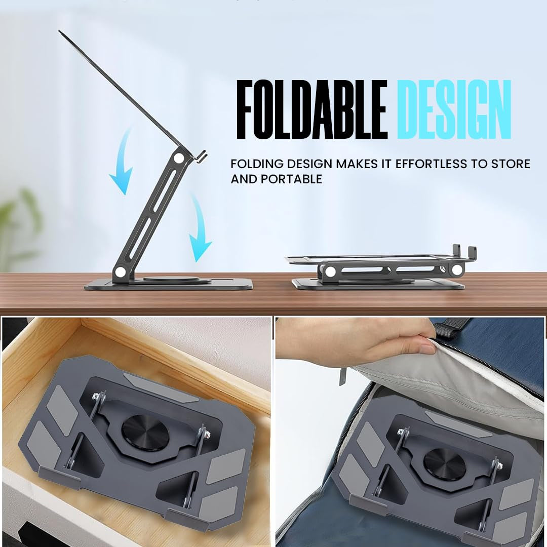 WorkEase Metal Laptop Stand